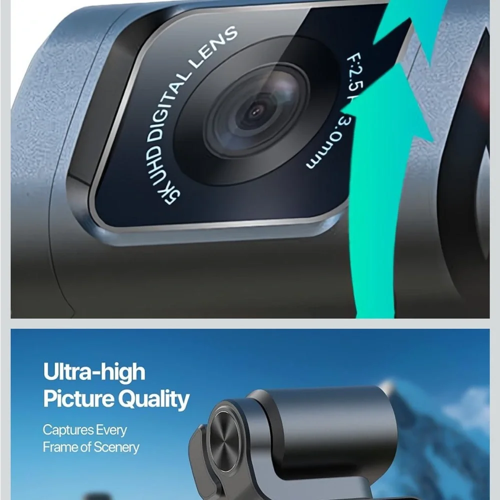 Black Video Camera with 3.5-inch HD IPS Touchscreen